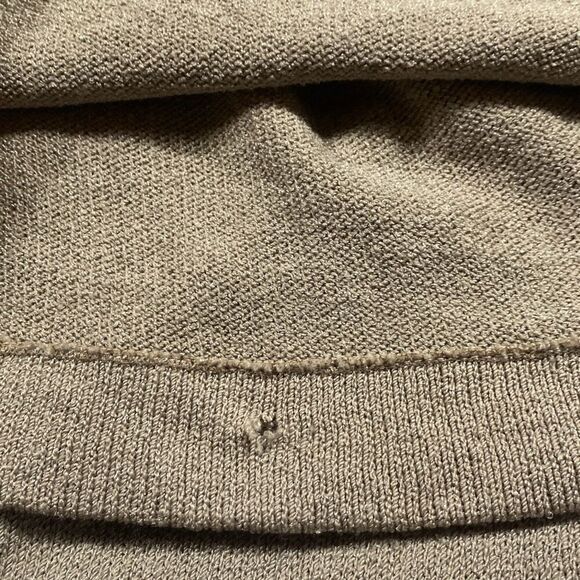 Vintage Antonella Preve New York M Santana Knit Midi Dress Embellished Beige 80s - Picture 13 of 15